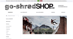 Desktop Screenshot of go-shredshop.com